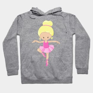 Ballerina, Ballet Girl, Ballet Dance, Blonde Hair Hoodie